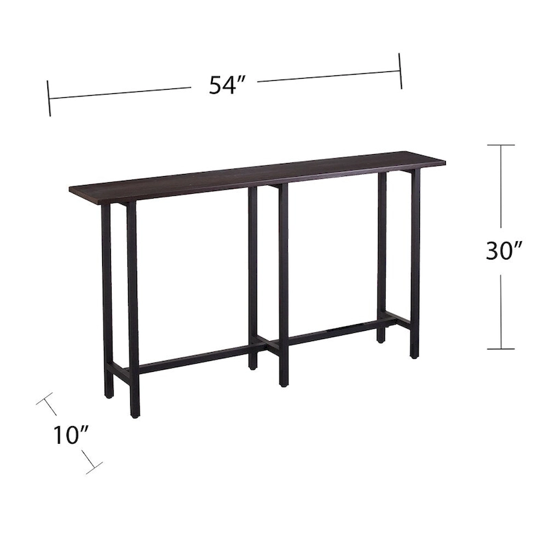 SEI Furniture Tundry Long Narrow Console Table