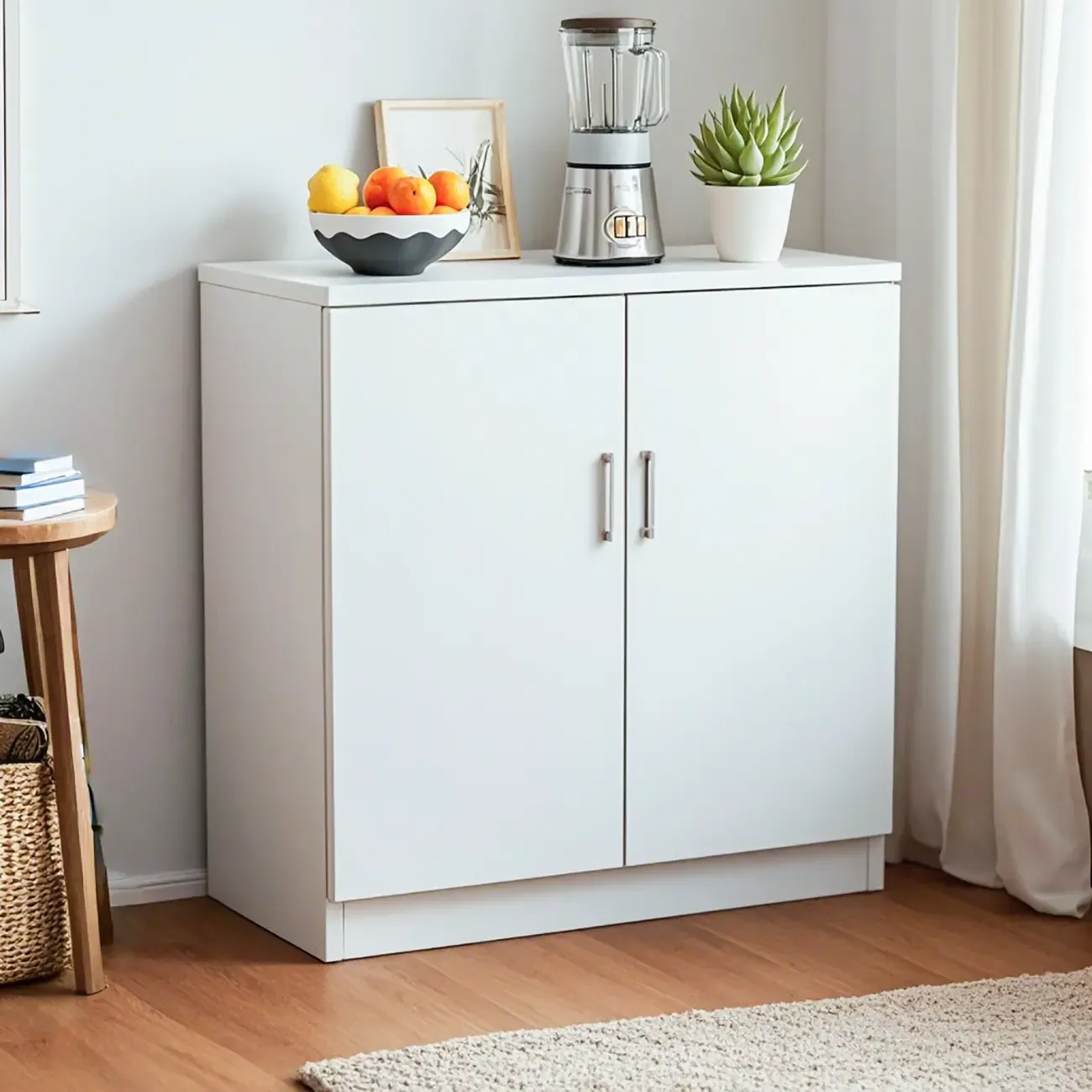 Modern Manufactured Wood Kitchen Cabinet, Free Standing