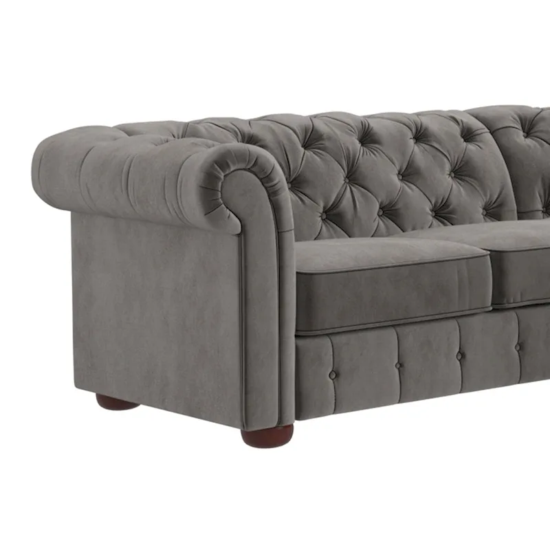 Knightsbridge Chesterfield L-shaped Sectional by iNSPIRE Q Artisan