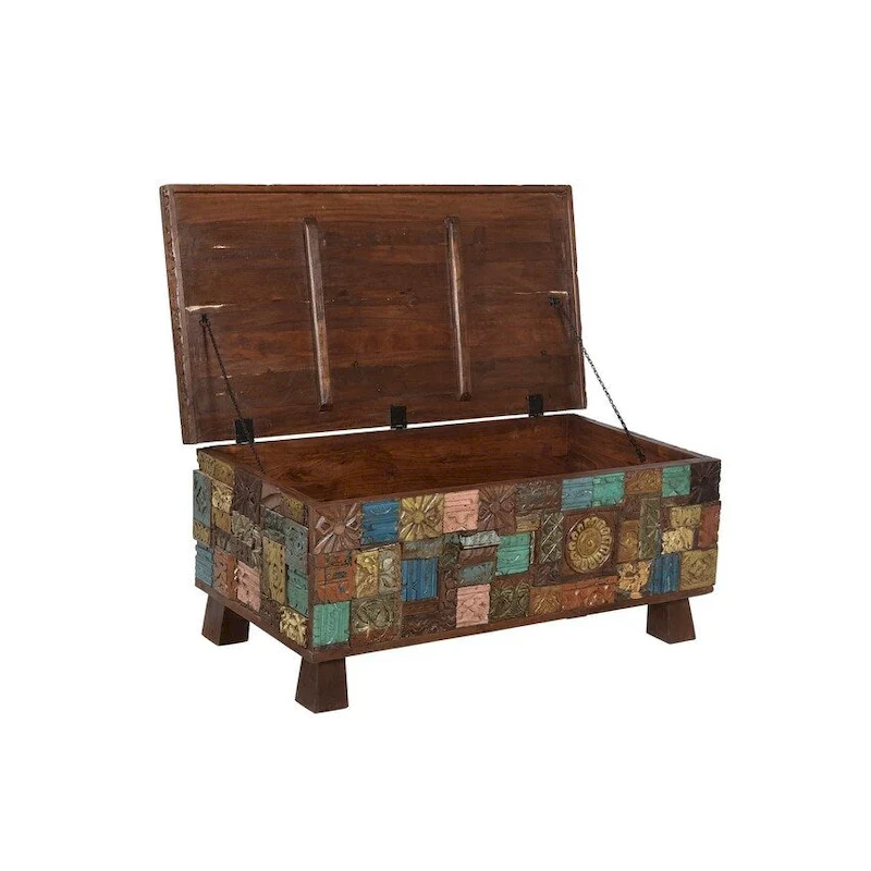 Elephant Reclaimed Wood Trunk Coffee Table - 47 x 25