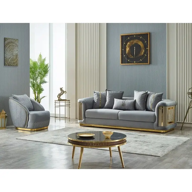 Ellie 2-piece Living room Set Pillow Back