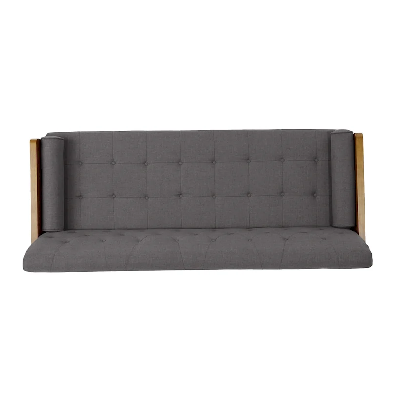 Jalon Tufted Fabric Sofa by Christopher Knight Home