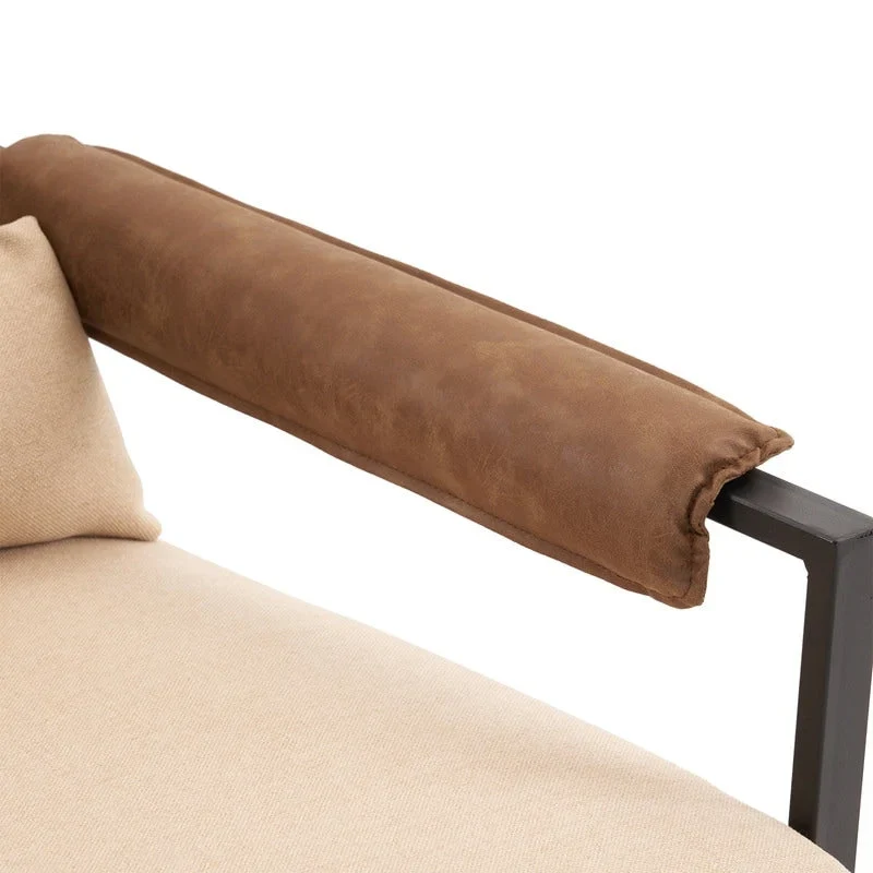 Modern Single Iron Frame Leisure Chair