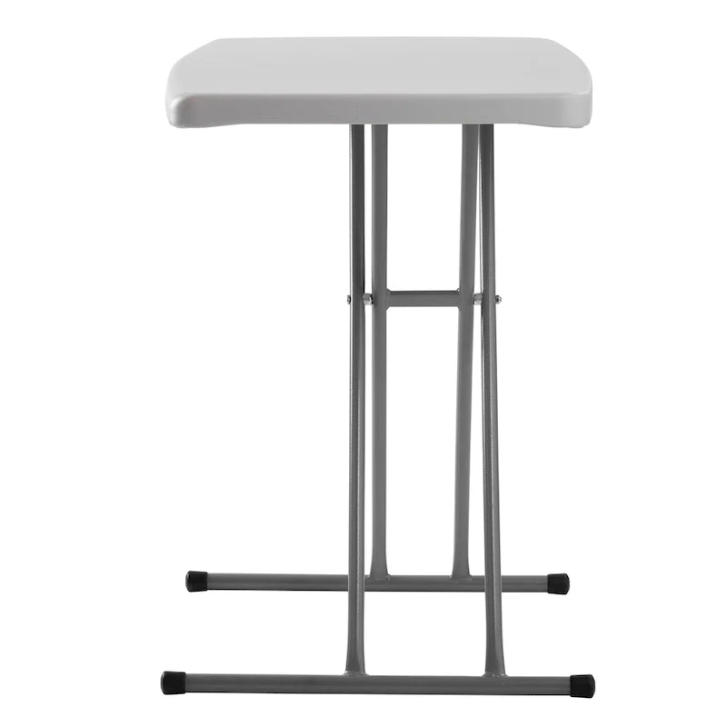 20 x 30 Height Adjustable Personal Folding Table, Speckled Grey