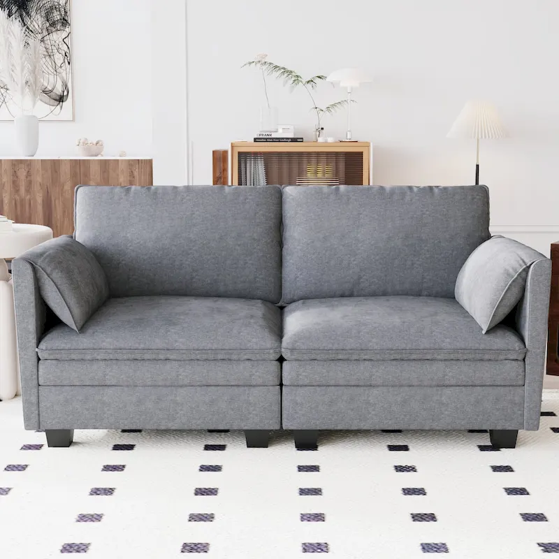 Christopher Knight Home - Sophia Mid-Century Modern Loveseat Sofa