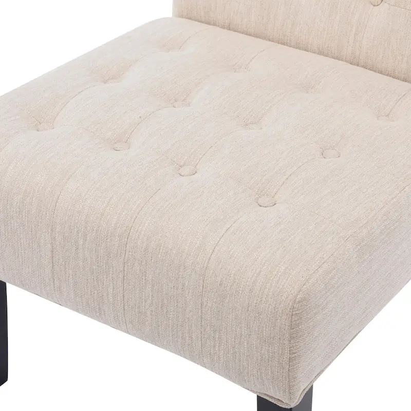 Lewis Fabric Tufted Accent Chair by Christopher Knight Home