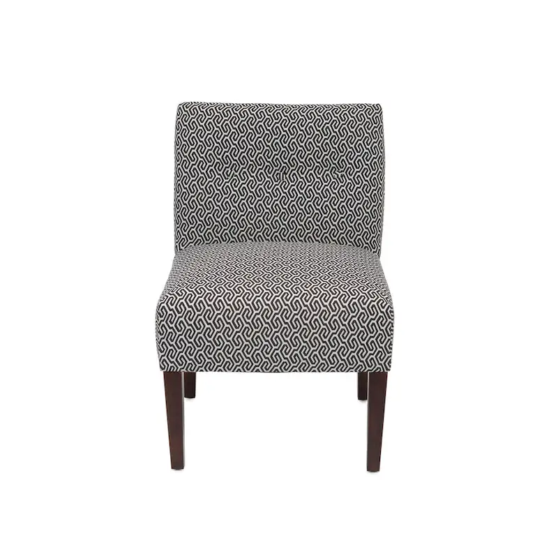 Armless Slipper Chair – Multiple Colors, Polyester, Single Seat