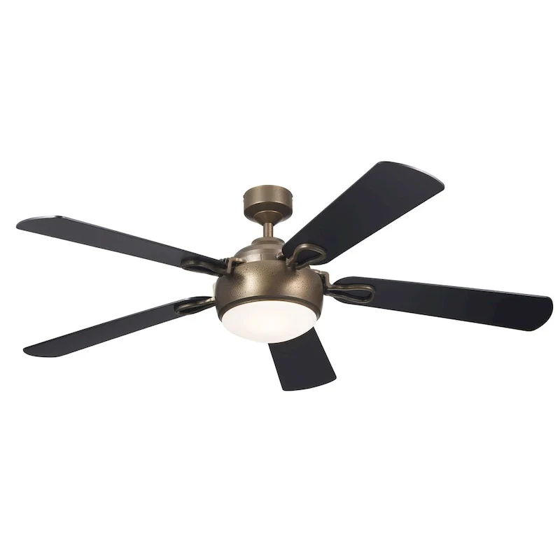 Kichler Lighting Humble 60 inch Integrated LED Indoor Character Bronze Ceiling Fan