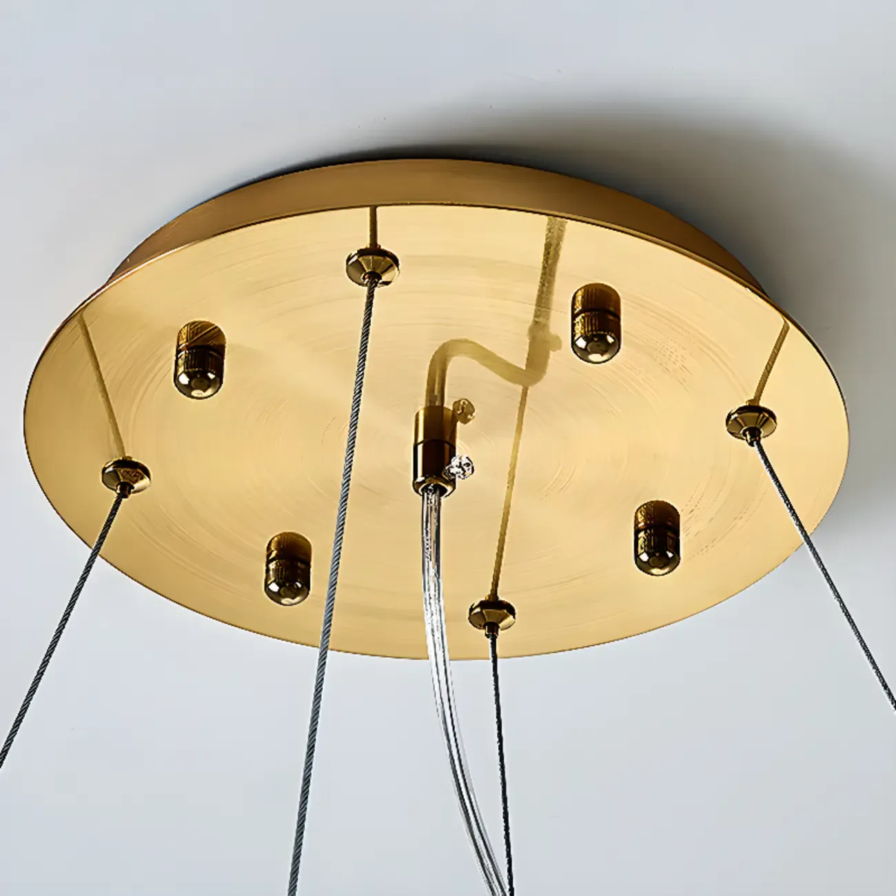 Modern Gold Crystal Garland Ambient Chandeliers