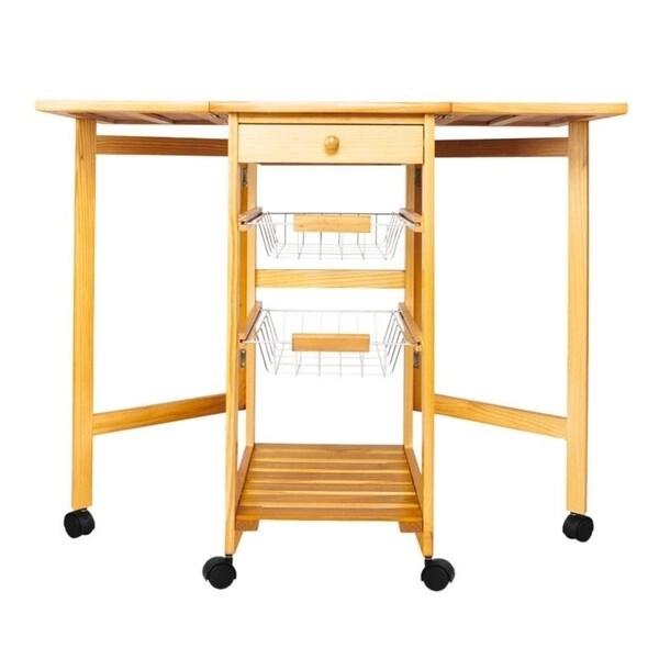 Carson Carrington Jokkmokk Drop Leaf Kitchen Island