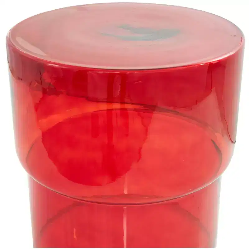Olivia & May Glass Modern Accent Table