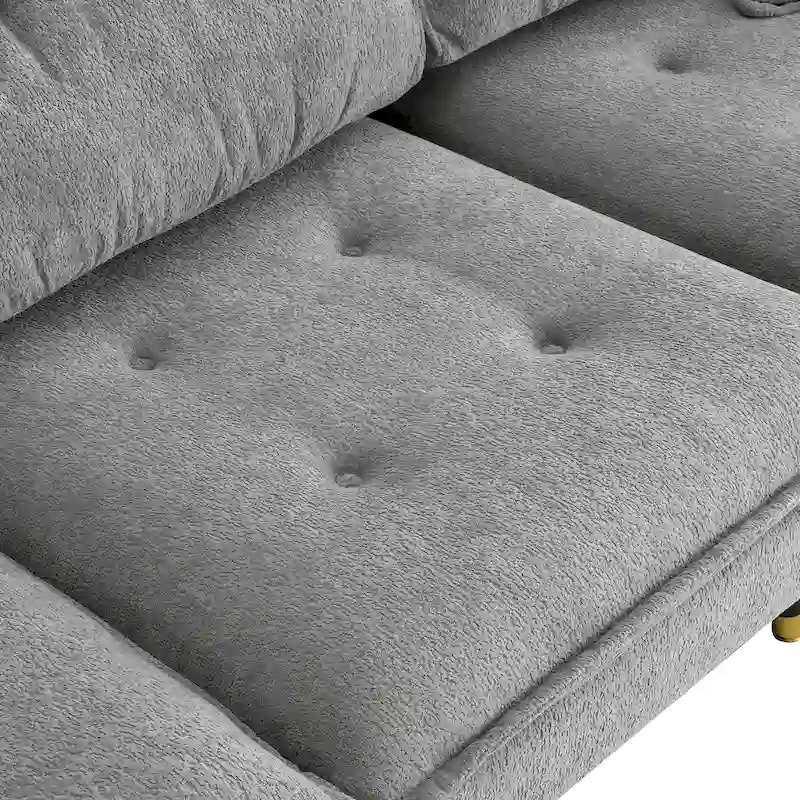 L shaped Convertible Sectional Sofa