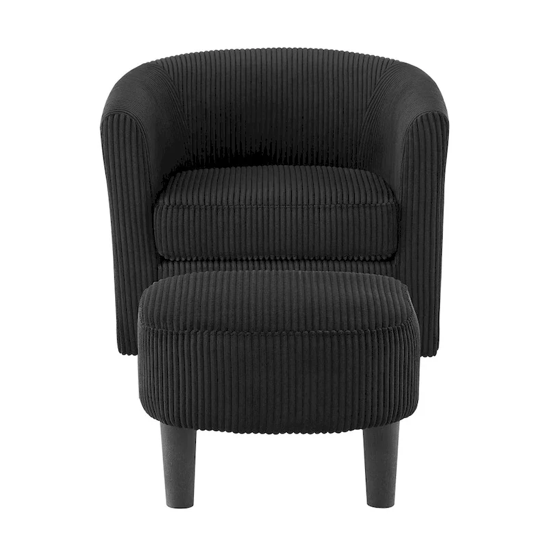 26.38 Swivel Arm Chair with Ottoman
