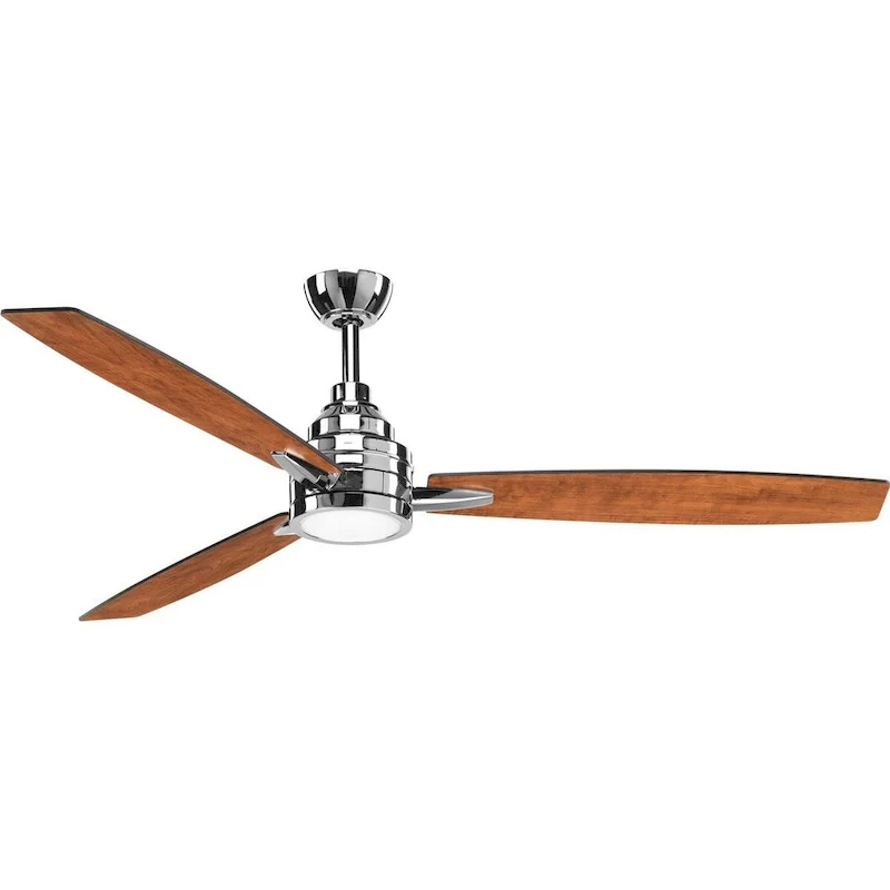Gaze Collection 60  LED Reversible Three-Blade Ceiling Fan - 60 in x 60 in x 13.125 in