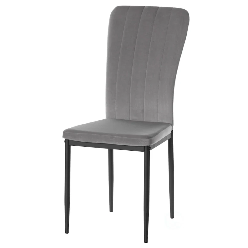 Modern And Contemporary Tufted Velvet Upholstered Dining Chair