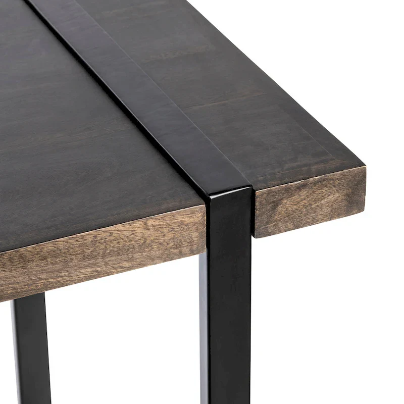 Josie 36W Mango Wood & Metal Standing Desk