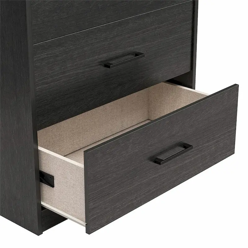 Ameriwood Home BrEZ Build Pearce Tall 5 Drawer Dresser