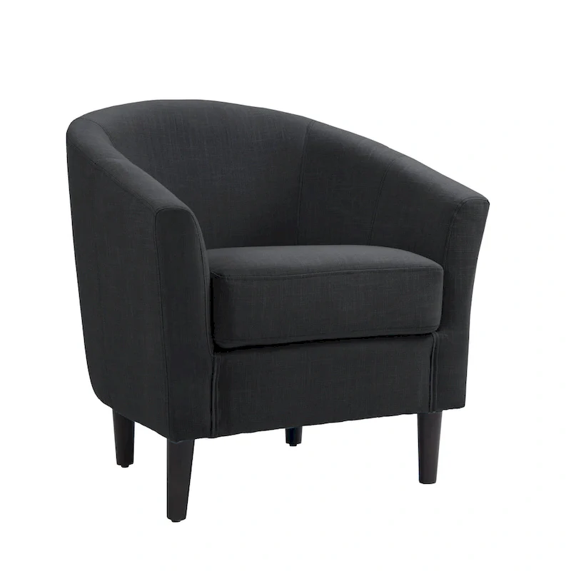 Modern Accent Chair Upholstered Barrel Chair