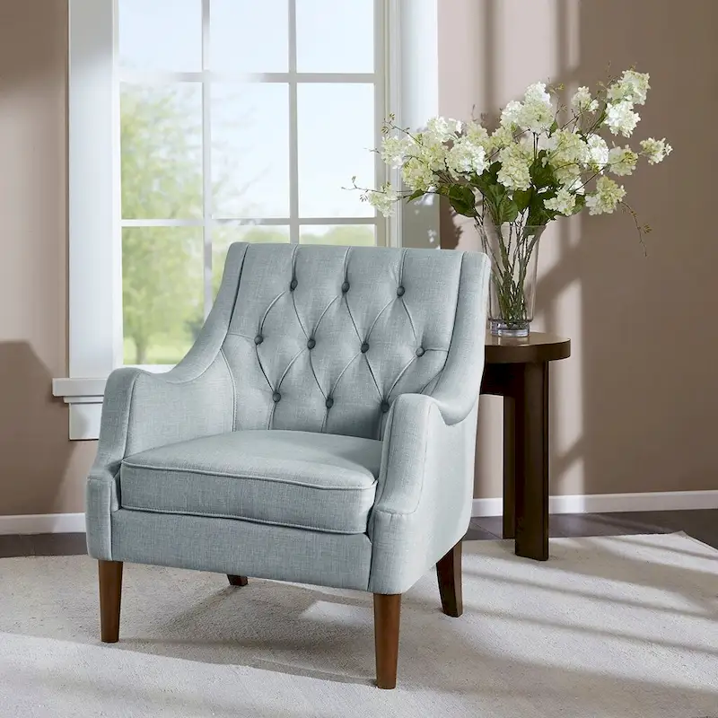 Modern Button Tufted Accent Chair