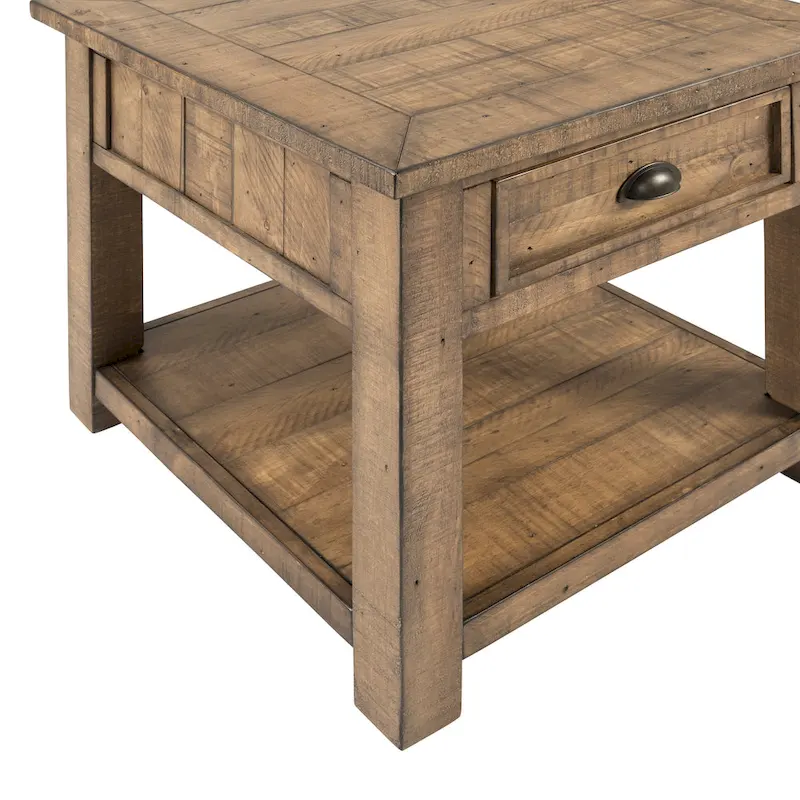 Solid Wood End Table
