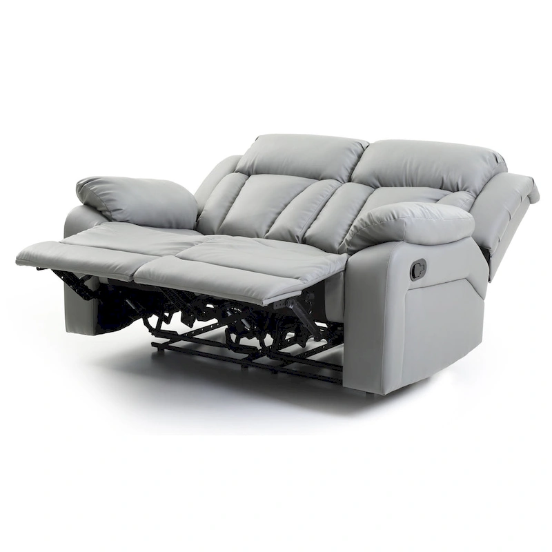 Daria Faux Leather Reclining Loveseat