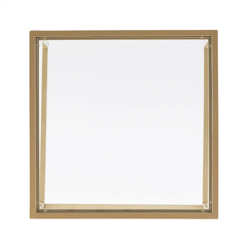 Cooke Square Table with Metal Base by iNSPIRE Q Modern