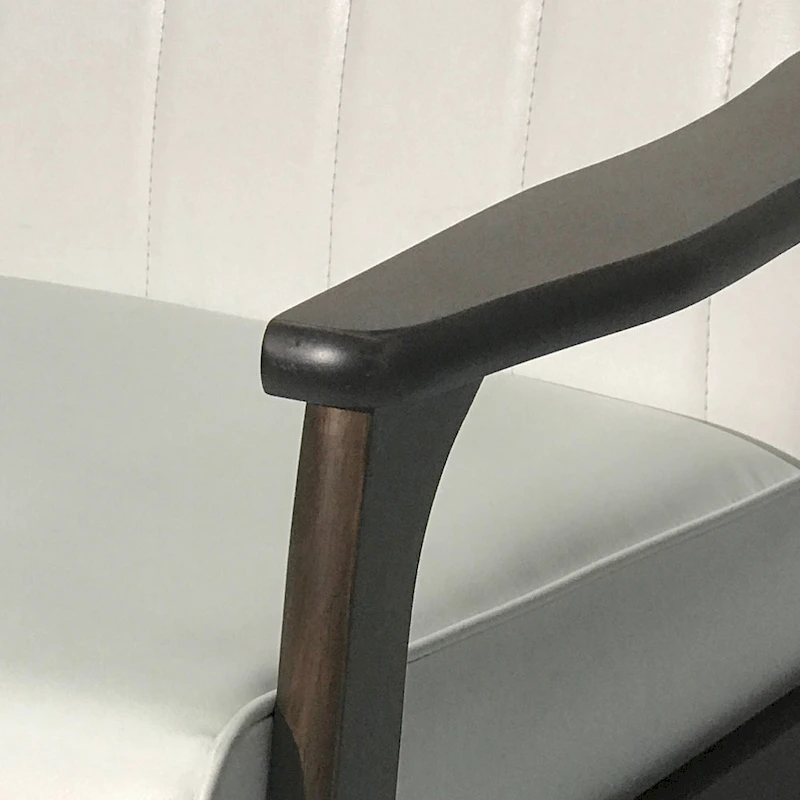 25.75  High Back Faux Leather Accent Chair