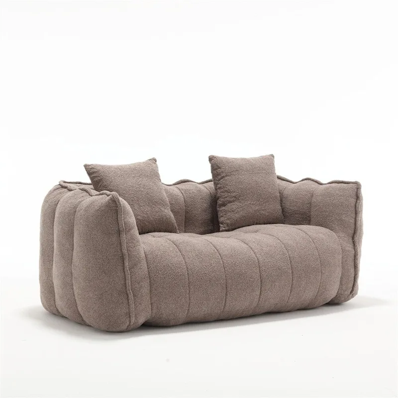 Modern Chenille Recliner Sofa with High Resilience Foam