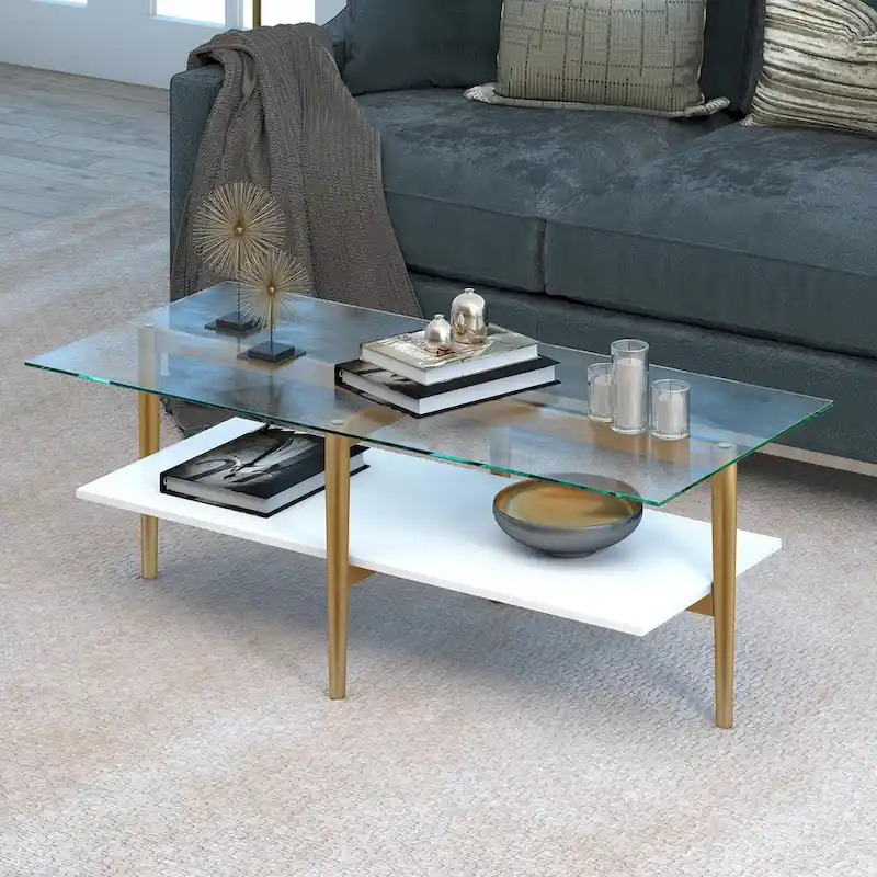 Otto Mid-Century Glam Coffee Table