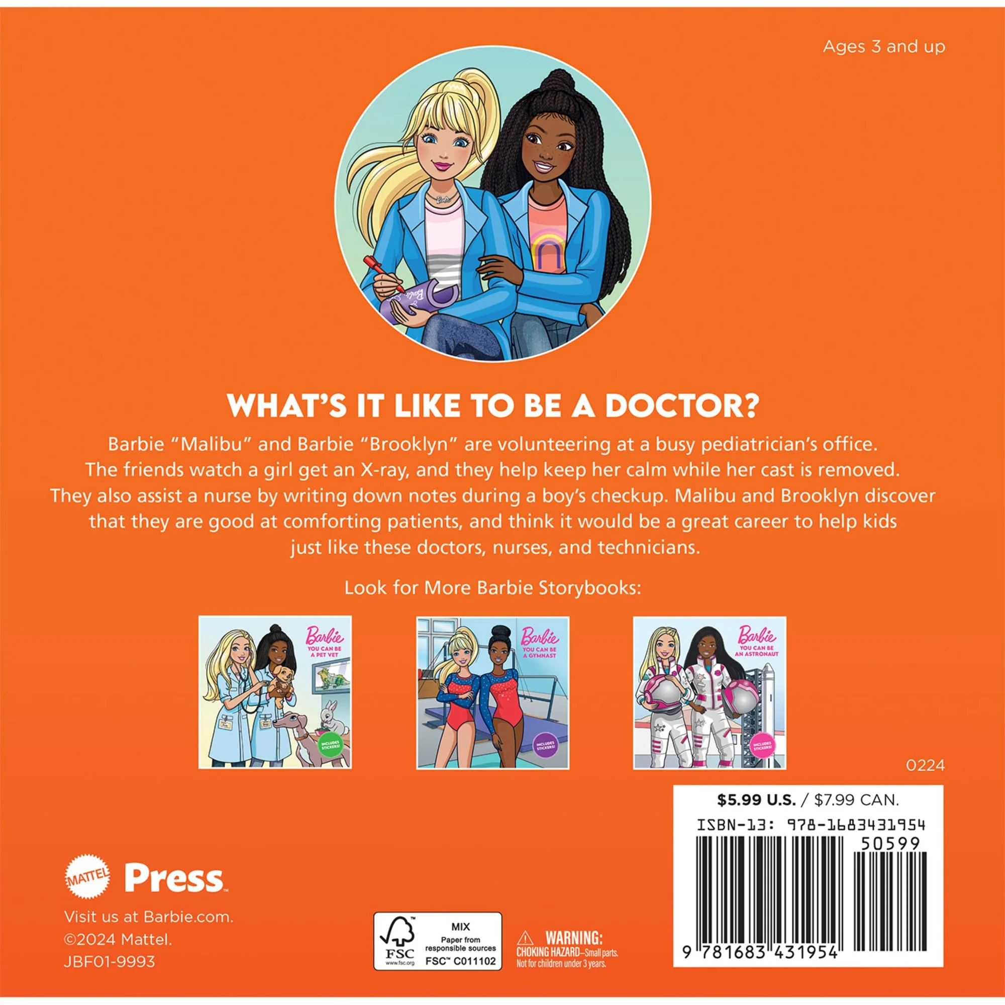 Barbie: You Can Be A Doctor