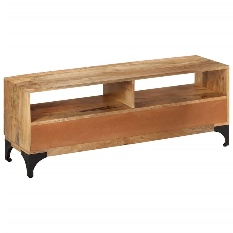 vidaXL TV Stand Mango Wood 47.2x13.8x17.7