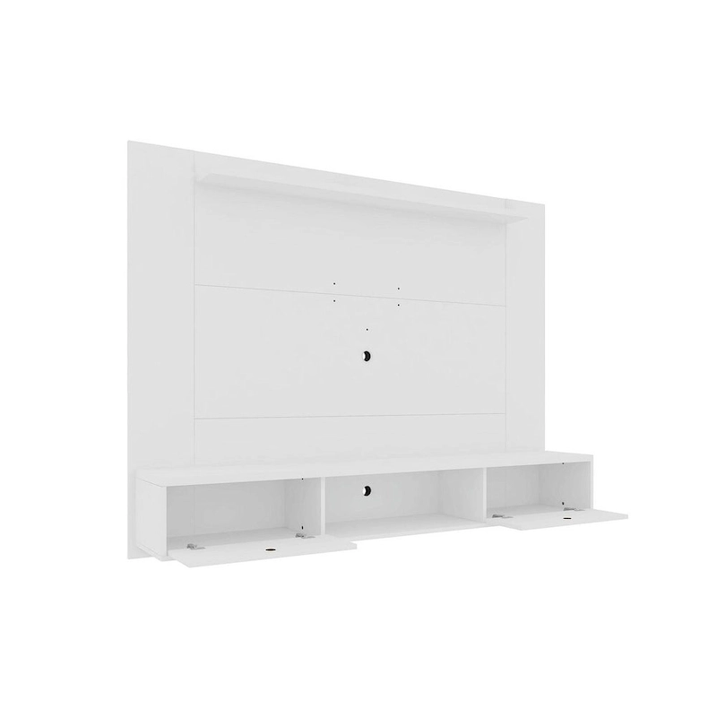 Liberty Mid Century Modern Wood 70.86 Floating Living Room Entertainment Furniture