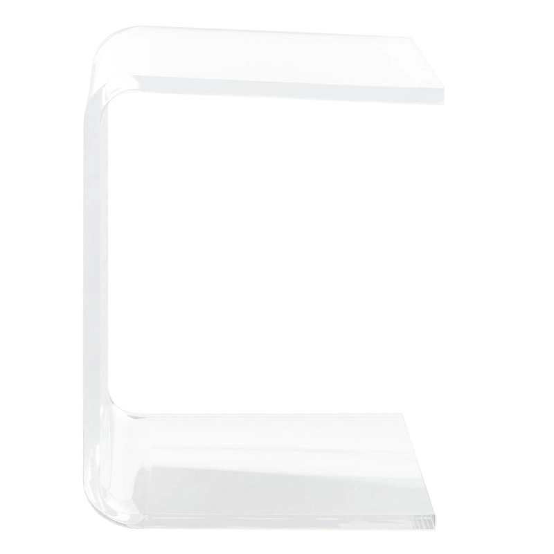 SAFAVIEH Willa Acrylic Clear Side Table - 13.5 W x 15.5 L x 20.4 H - 14Wx16Dx20H