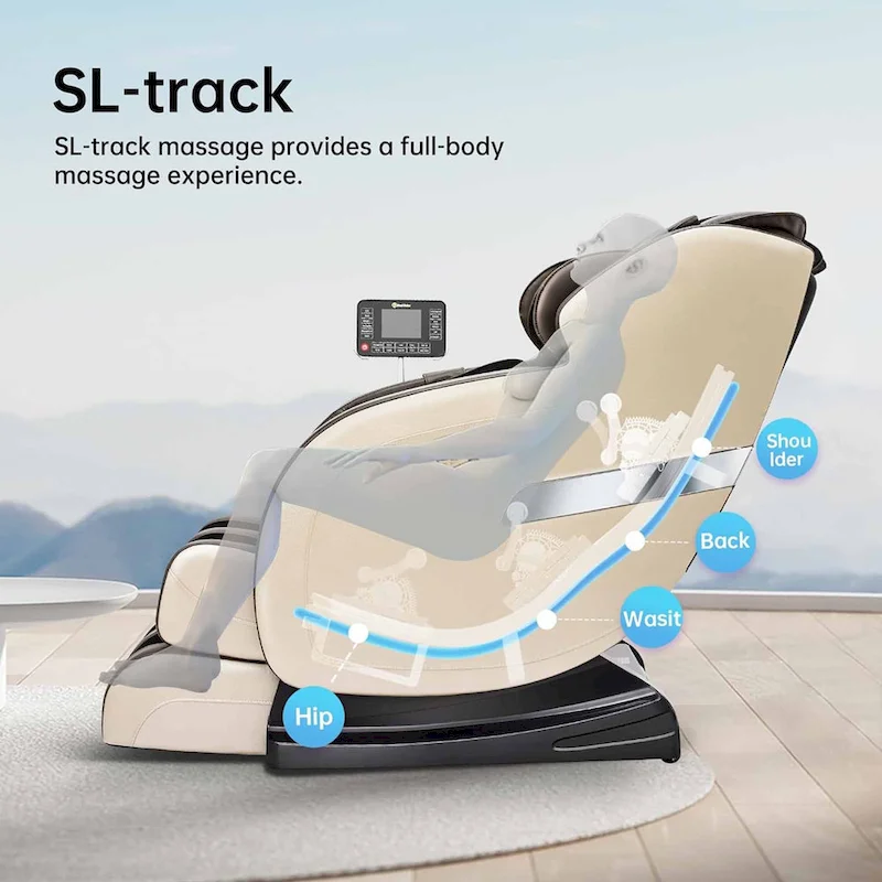 Full Body Zero Gravity Massage Chair with SL Track, Body Scan and App Control