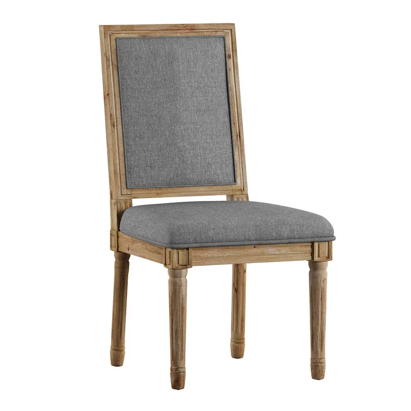 Deana Rectangular Linen Dining Chairs (Set of 2) by iNSPIRE Q Artisan