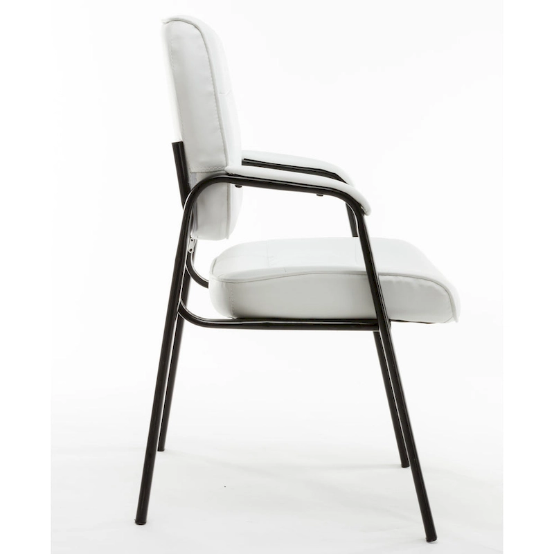 BTExpert Premium Leather Office Executive Waiting Room Guest/Reception Side Conference Chair