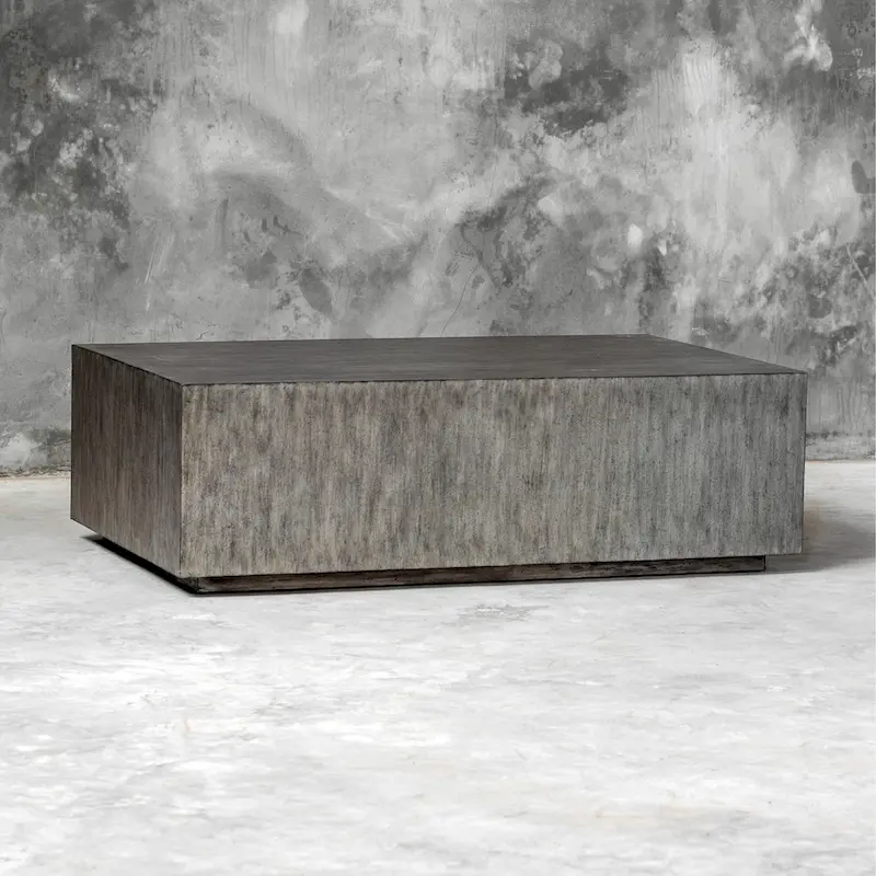 Uttermost Kareem Modern Grey Coffee Table