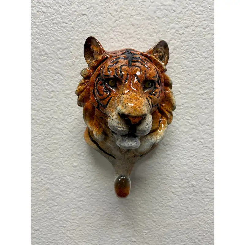 Glazed Tiger Wall Hook