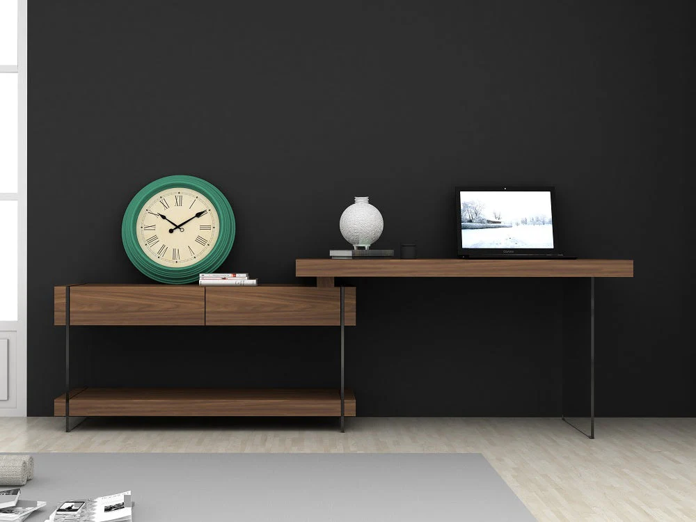 Claudia Modern Office Desk in 3 Color Options