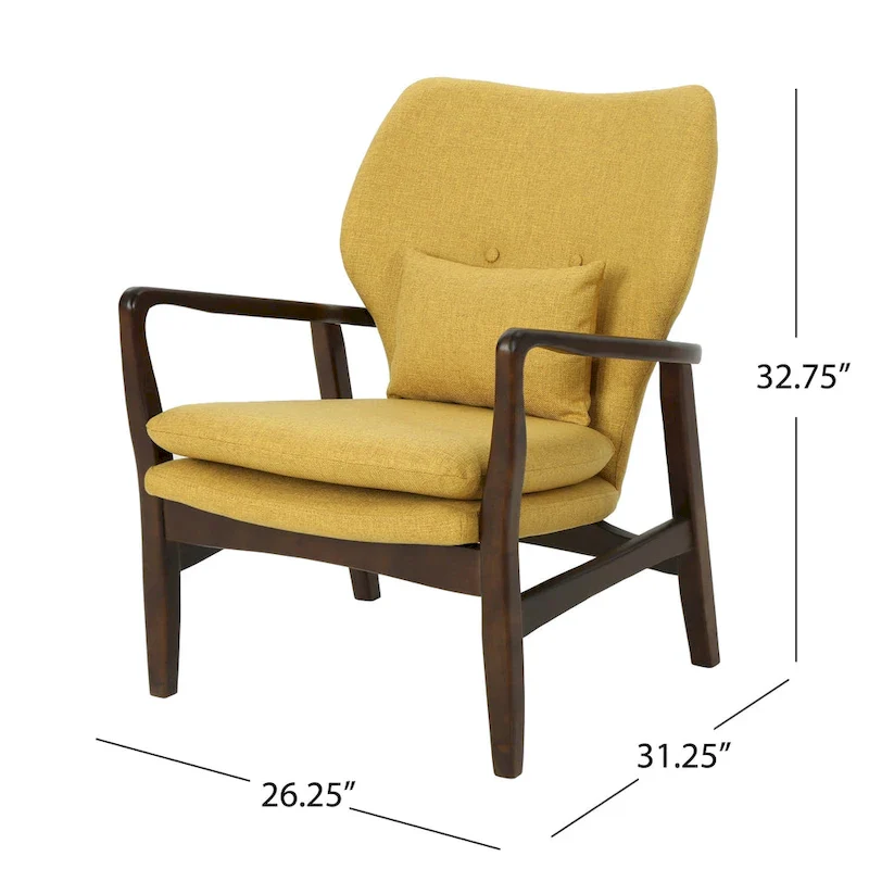 Haddie Mid-century Modern Club Chair by Christopher Knight Home