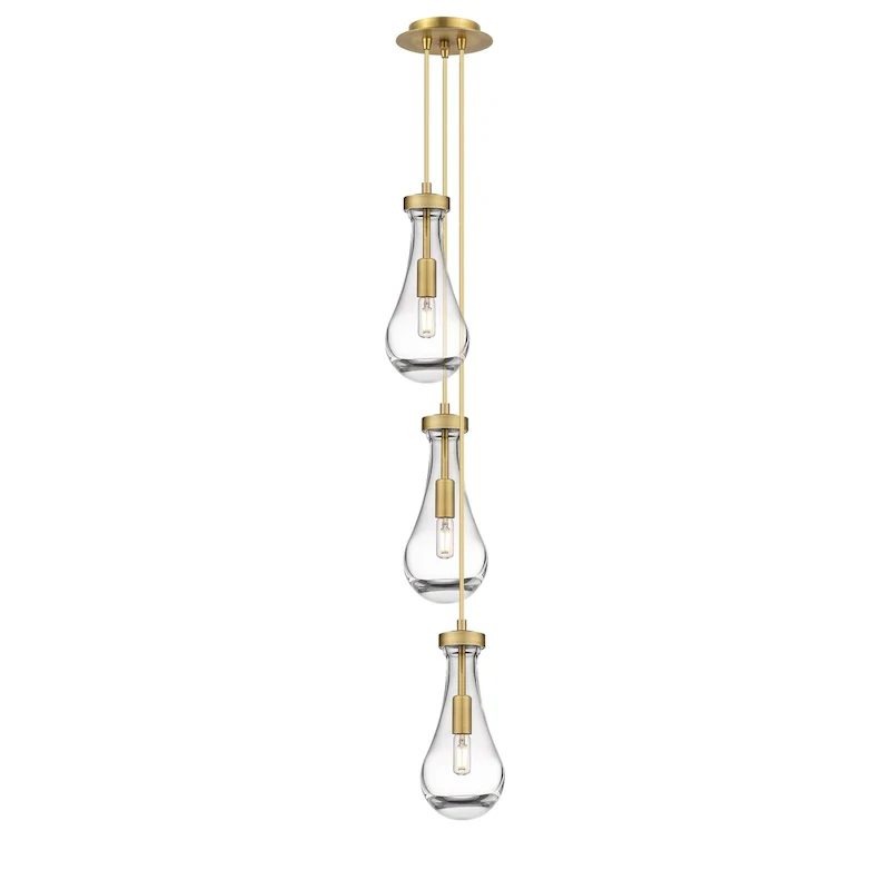Innovations Lighting Malone - 6 Light 6  Cord Hung Multi Pendant - 6  Canopy