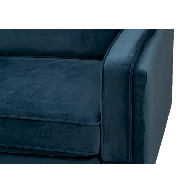 Green velvet Arm Chair With Golden Finish legs