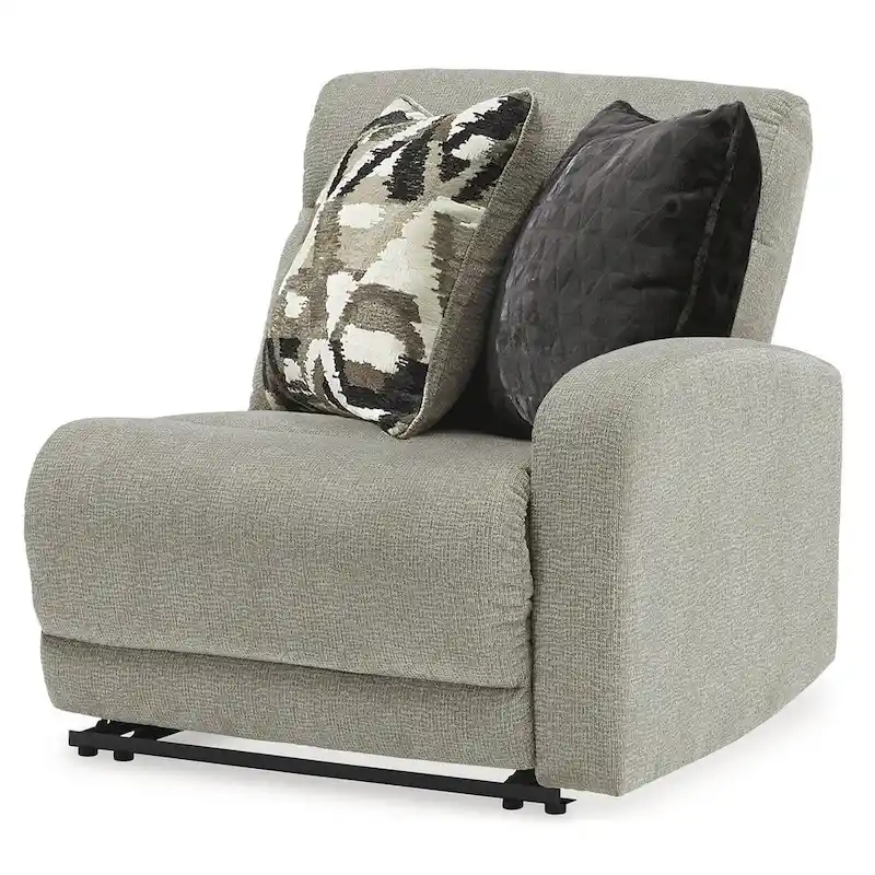 Signature Design by Ashley Colleyville Gray 3-Piece Power Reclining Sectional Sofa - 109W x 38D x 39H