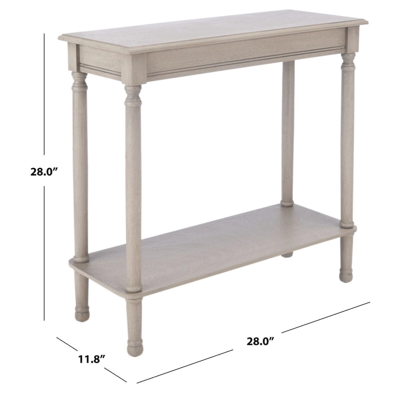 SAFAVIEH Vicy Rectangular Console Table - 28 W x 11.8 L x 28 H - 28Wx12Dx28H
