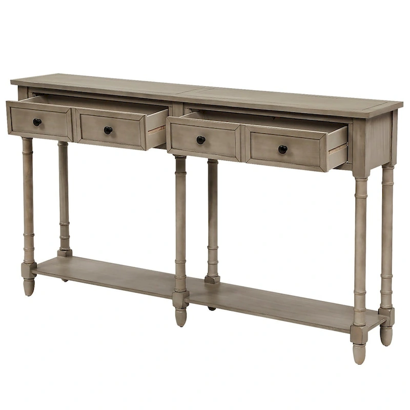 Copper Grove Barregarrow 2-drawer Console Table and Bottom Shelf