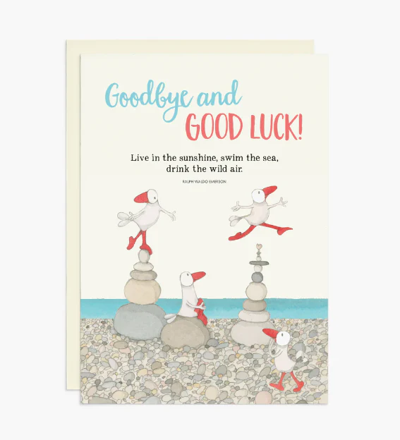 Twigseeds Jumbo Farewell Card-Goodbye and Good Luck TJC004