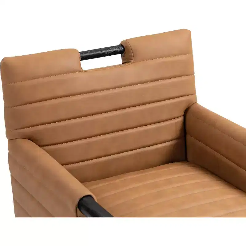 Meridian Furniture,Aimee Vegan Leather Dining Arm Chair
