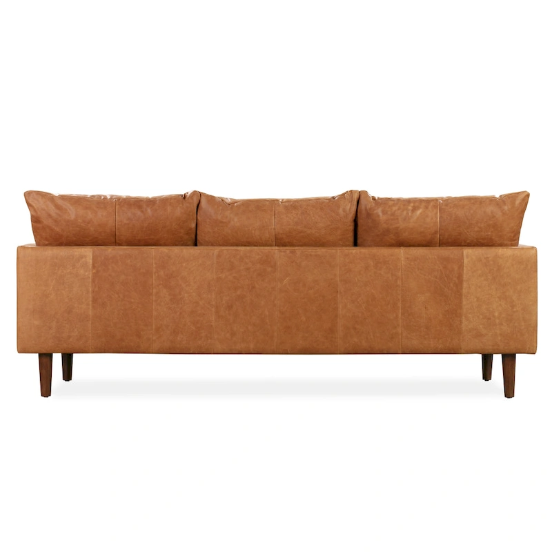 Poly & Bark Girona 88  Sofa - Full Grain Genuine Italian Leather