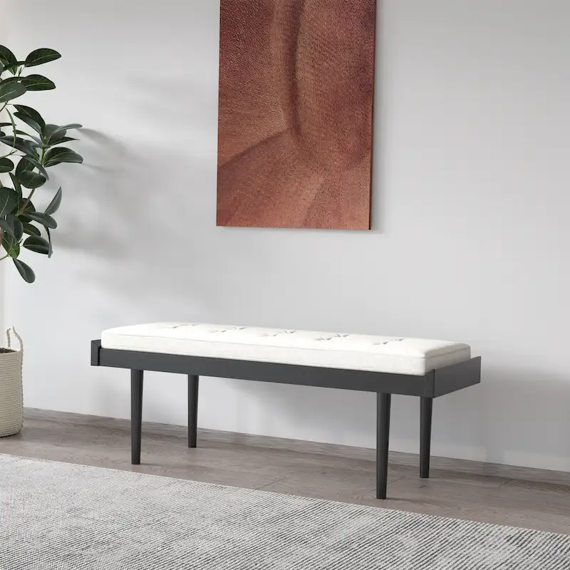 Efa Modern Tufted Upholstered Bench