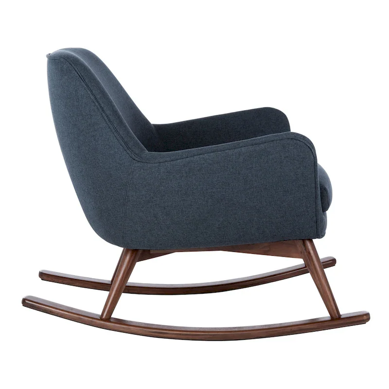 SAFAVIEH Couture Breeda Mid-Century Rocking Chair - 32Wx37Dx32H